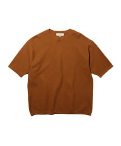▲B:MING by BEAMS / ガーター ドロップショルダー クルーネック ニット