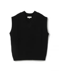 ▲B:MING by BEAMS / カノコ ドロップショルダー Vネックベスト