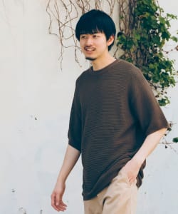 B:MING by BEAMS / 男裝 12G 網布 圓領 短袖 T恤