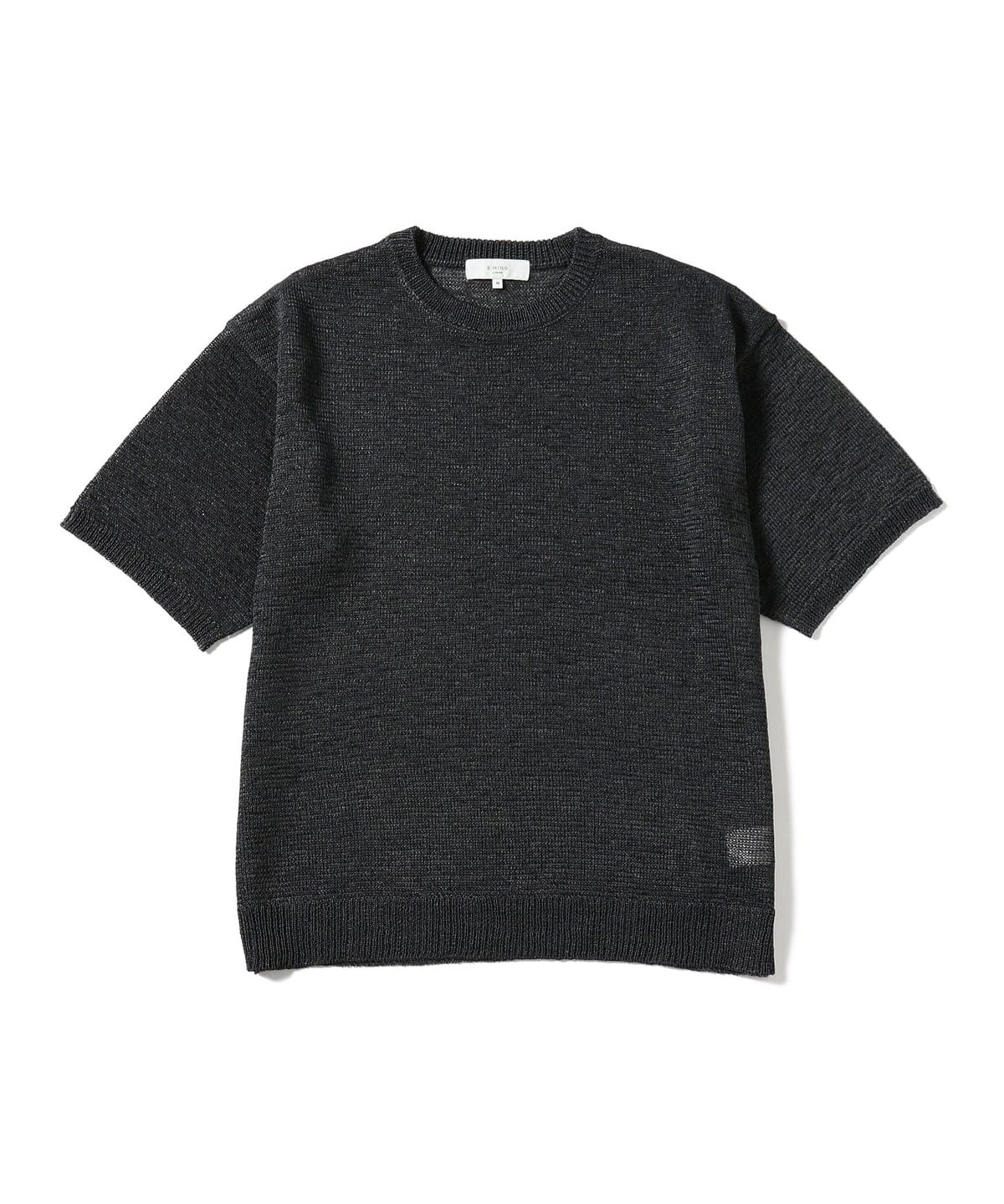 B:MING by BEAMS / メッシュライク カノコ クルーネック Tシャツ