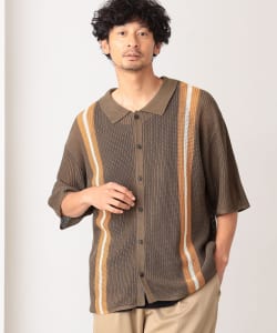 B:MING by BEAMS / 男裝 直條紋 針織 襯衫