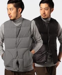 ▲B:MING by BEAMS / “河田フェザー” キャリーマンダウンベスト