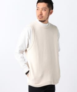 ▲B:MING by BEAMS / ビッグカノコ ドロップ クルー ベスト