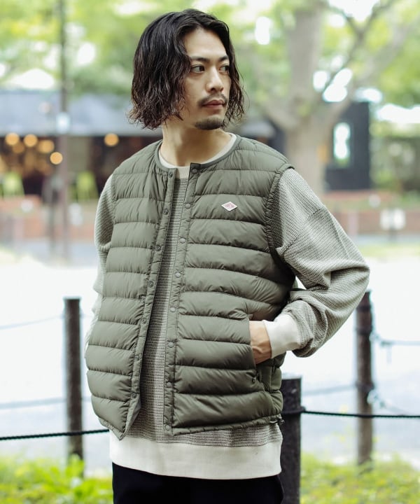 Danton x Beams ダントン x ビームス ダウンベスト-