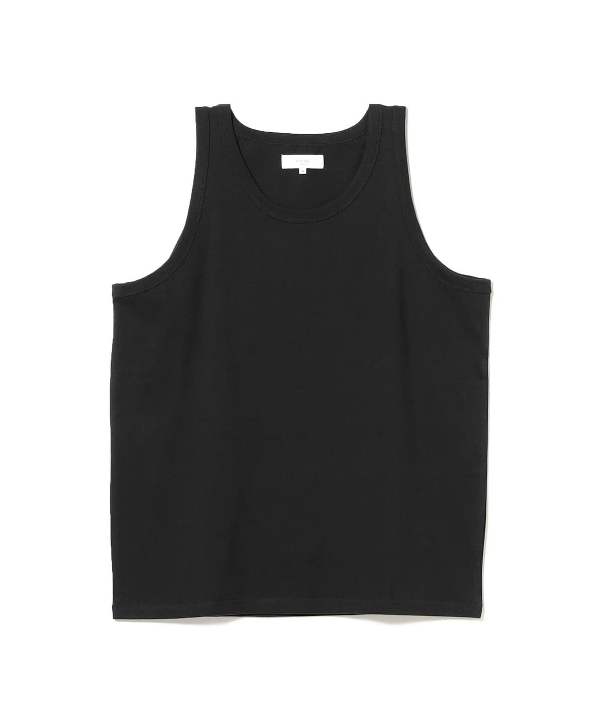 ワイド フィット クルーネック タンクトップ Tシャツ・カットソー MEN BLACK L ワイド フィット クルーネック タンクトップ Tシャツ・カットソー MEN BLACK L