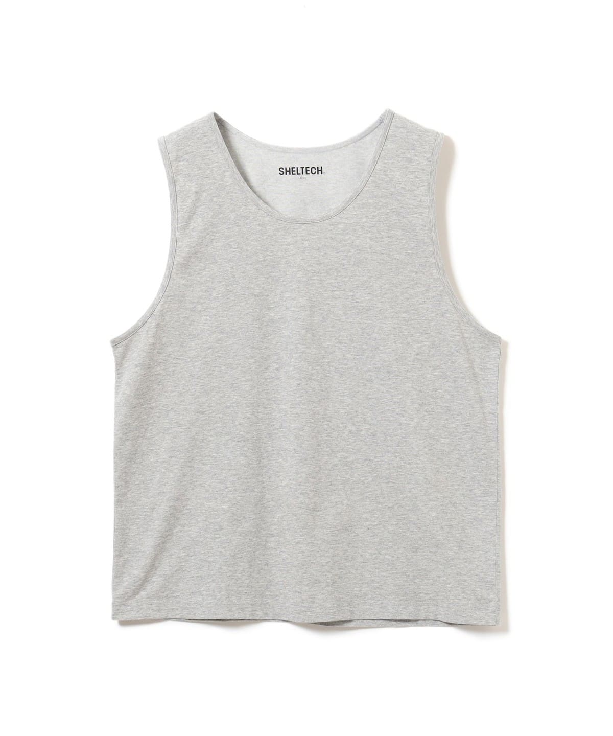 【別注】SHELTECH / 接触冷感 吸水速乾 UVカット タンクトップ Tシャツ・カットソー MEN GREY M 【別注】SHELTECH / 接触冷感 吸水速乾 UVカット タンクトップ Tシャツ・カットソー MEN GREY M