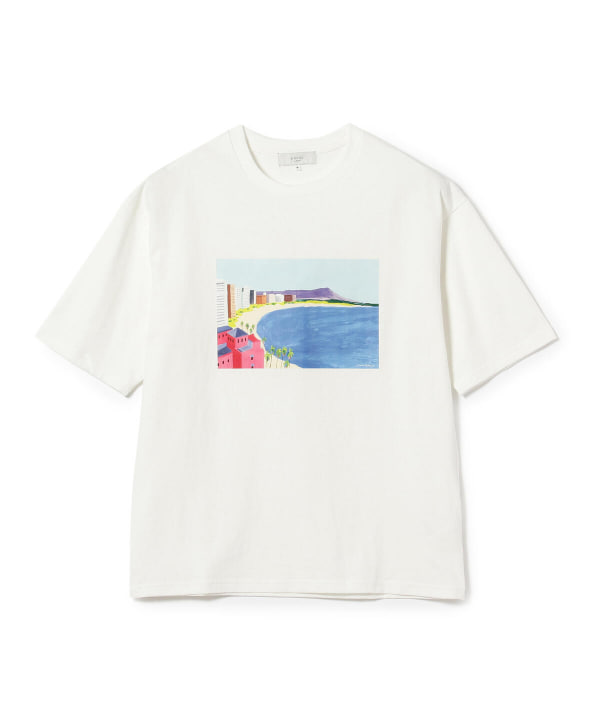 B Ming By Beams ビーミング By ビームス B Ming By Beams イラストプリント Tシャツ By Nao Tatsumi Tシャツ カットソー Tシャツ 通販 Beams