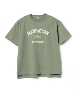 ▲Manhattan Portage x B:MING by BEAMS / 別注 カレッジプリント Tシャツ