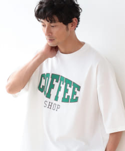 B:MING by BEAMS / シルケット 刺繍 Tシャツ(ビッグフィット)