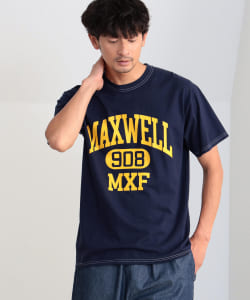 RUSSELL ATHLETIC x B:MING by BEAMS / 別注 ロゴプリント Tシャツ