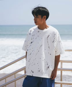 B:MING by BEAMS / スプラッシュ プリント Tシャツ