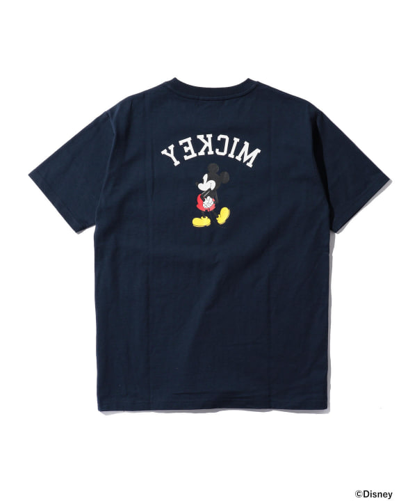 B Ming By Beams ビーミング By ビームス アウトレット Disney ビーミング By ビームス ミッキーマウス バックプリント Tシャツ Tシャツ カットソー Tシャツ 通販 Beams