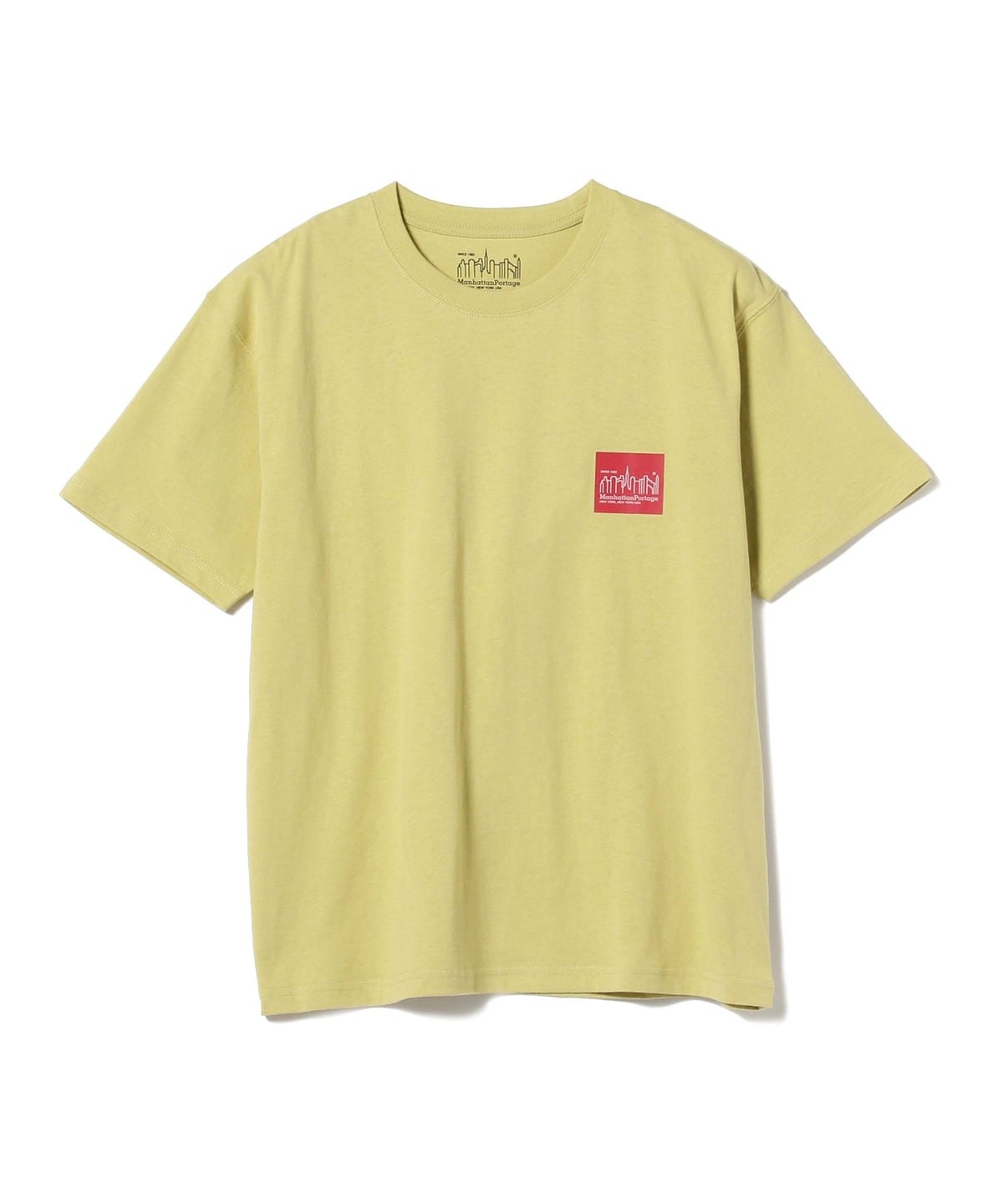 Manhattan Portage マンハッタンポーテージ / ボックスロゴ プリント Tシャツ Tシャツ・カットソー MEN LT YELLOW S Manhattan Portage マンハッタンポーテージ / ボックスロゴ プリント Tシャツ Tシャツ・カットソー MEN LT YELLOW S