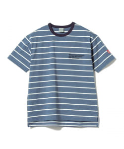 ▲Manhattan Portage × B:MING by BEAMS / 別注 ロゴ リンガーTシャツ