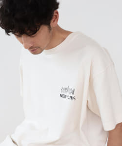 Manhattan Portage / ピグメント プリントTシャツ