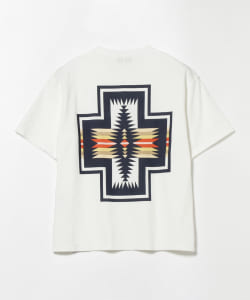 ▲PENDLETON x B:MING by BEAMS / 別注 プリント フットボール Tシャツ