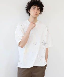 ▲B:MING by BEAMS / スプラッシュプリント Tシャツ(ビッグフィット)