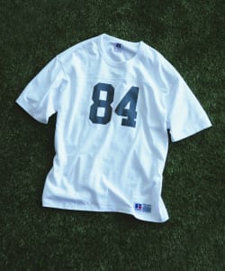 ▲RUSSELL ATHLETIC x B:MING by BEAMS / 別注 ナンバリング Tシャツ