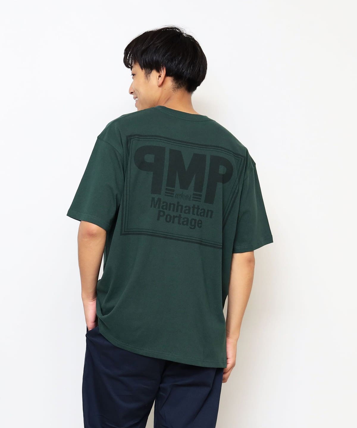 Manhattan Portage マンハッタンポーテージ / SHORT SLEEVE BACK PRINT T-SHIRT Tシャツ・カットソー MEN DK GREEN S Manhattan Portage マンハッタンポーテージ / SHORT SLEEVE BACK PRINT T-SHIRT Tシャツ・カットソー MEN DK GREEN S