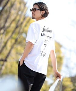 UNIVERSAL OVERALL × B:MING by BEAMS / 別注 男裝 LOGO 印花 T恤