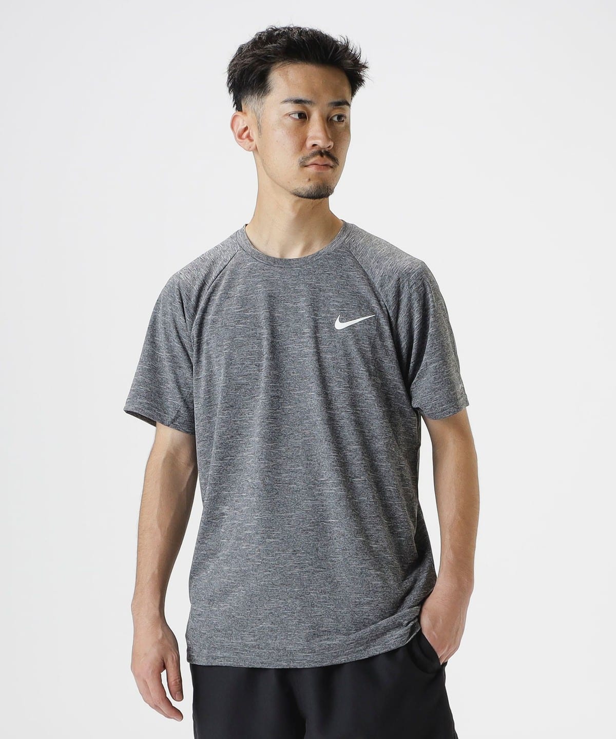 NIKE ナイキ / ヘザー ショートスリーブ ハイドロガード Tシャツ・カットソー MEN ブラック L NIKE ナイキ / ヘザー ショートスリーブ ハイドロガード Tシャツ・カットソー MEN ブラック L