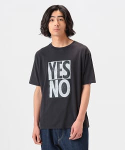 プリント クルーネック T シャツ
