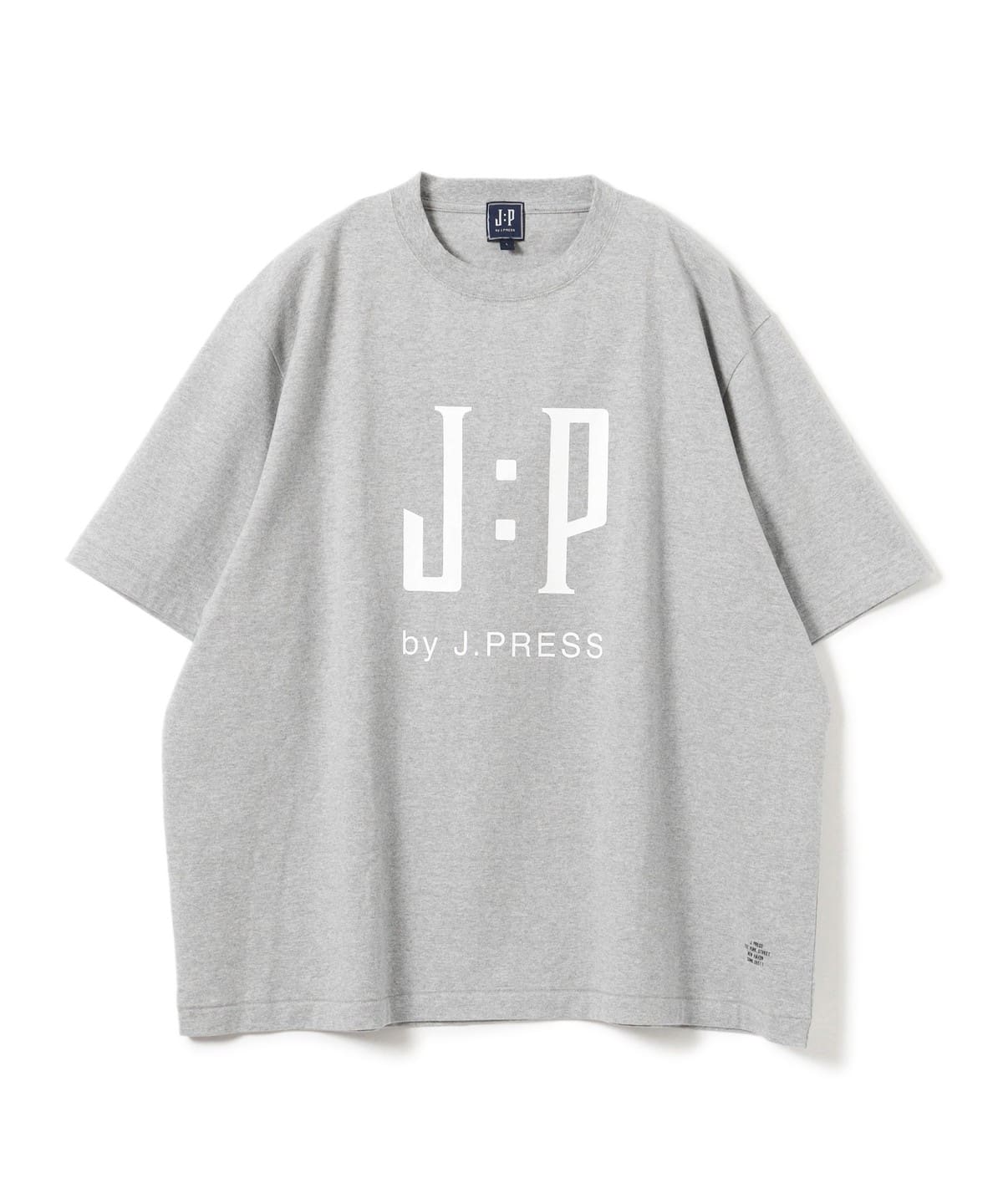J:P by J. PRESS ジェー プレス / ロゴ プリント Tシャツ Tシャツ・カットソー MEN GREY L J:P by J. PRESS ジェー プレス / ロゴ プリント Tシャツ Tシャツ・カットソー MEN GREY L