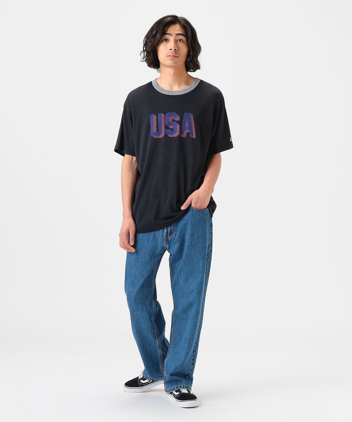 ビームスボーイ別注グッドウェアリンガ−Tシャツ 13040152394_C_5.jpg