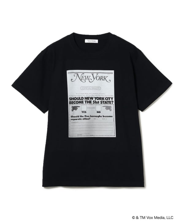 Tシャツ・カットソー ^ ^ Here Black Monogram Baby T-Shirt 47AB802 UB1 B:MING by BEAMS（ビーミング by ビームス）【別注】New York