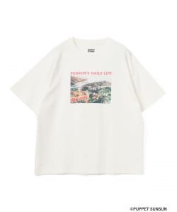【受注生産商品】PUPPET SUNSUN × B:MING by BEAMS / フェード フォトプリント Tシャツ【market】（S～XL）