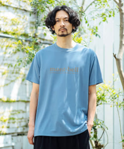【別注】mont-bell /  速乾 通気性 UVカット ロゴ プリント Tシャツ
