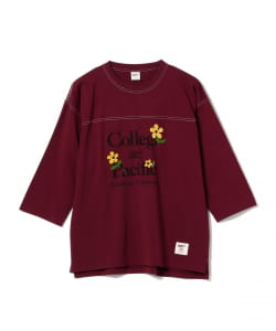 ▲Collegiate Pacific × B:MING by BEAMS / 別注 プリント フットボール Tシャツ