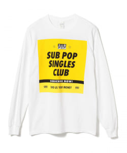 ▲SUB POP / SINGLES CLUB カットソー