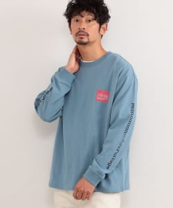 ▲Manhattan Portage / スリーブプリント クルーネック カットソー