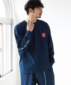 Manhattan Portage / スリーブプリント クルーネック カットソー