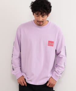 Manhattan Portage / スリーブプリント クルーネック カットソー