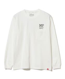 ▲Manhattan Portage / プリント クルーネック カットソー