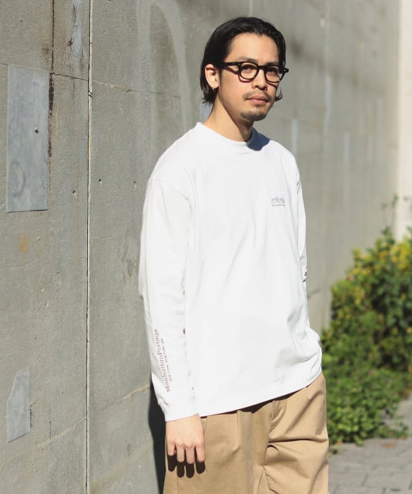 BEAMS T（ビームスT）Josh Scurville / T-Shirt White（Tシャツ