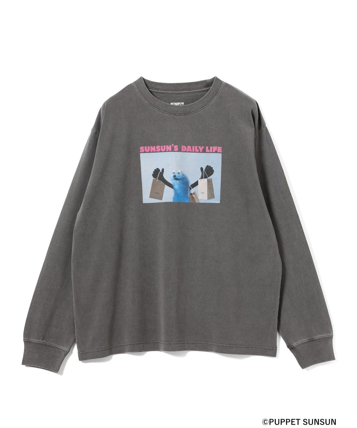 PUPPET SUNSUN×BEAMS/スンスンTシャツ【book】 Sサイズ B:MING by BEAMS（ビーミング by ビームス）PUPPET SUNSUN × B