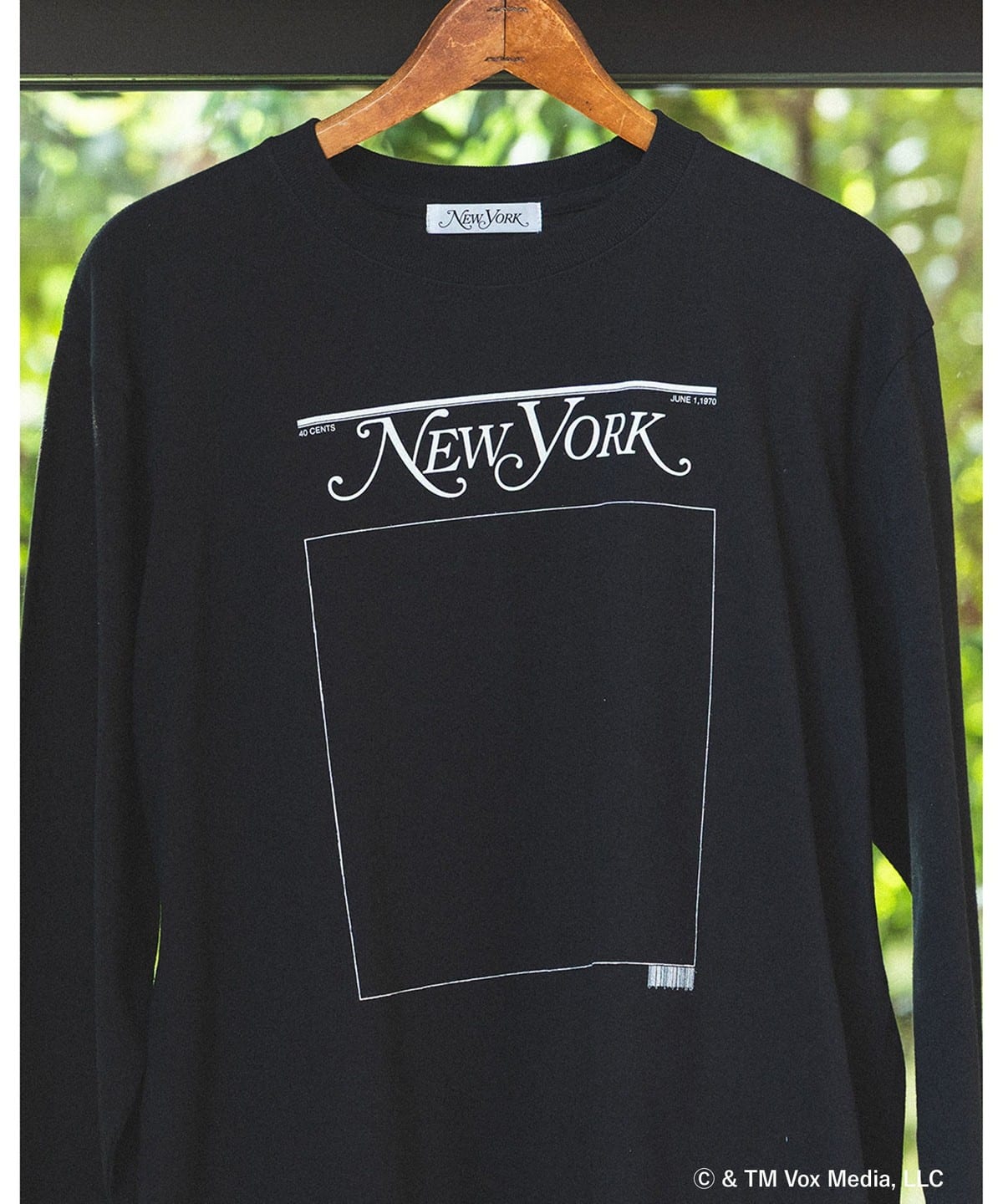 【別注】New York Magazine / ロングスリーブ プリント Tシャツ Tシャツ・カットソー MEN BLACK L 【別注】New York Magazine / ロングスリーブ プリント Tシャツ Tシャツ・カットソー MEN BLACK L