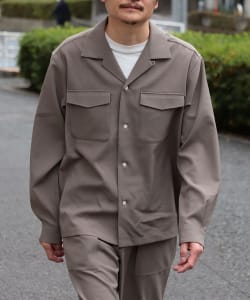 リネンライク CPO シャツ(セットアップ対応)