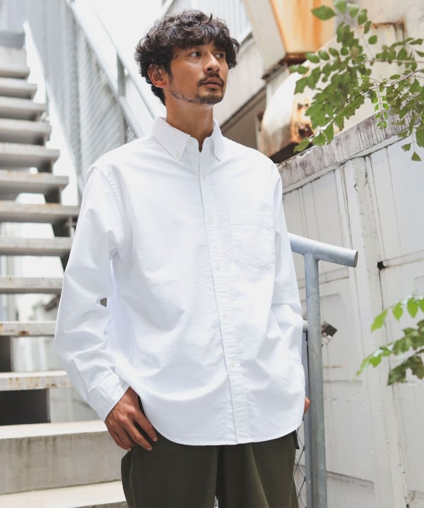 美品】BENCH MARKING SHIRT アメリカンオックスフォードシャツ - シャツ