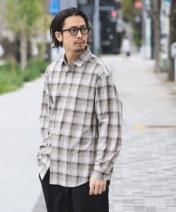B:MING by BEAMS / 男裝 格紋 標準領 長袖 襯衫