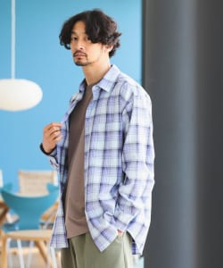 B:MING by BEAMS / 男裝 格紋 標準領 長袖 襯衫