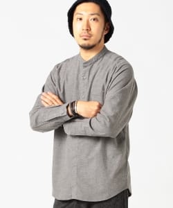 ▲B:MING by BEAMS / ストレッチモールバンドカラーシャツ