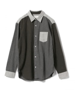 ▲B:MING by BEAMS / クレイジーパターン ネルシャツ