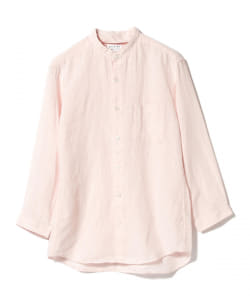 ▲B:MING by BEAMS / ベルギーリネン 2WAYカラー 7分袖シャツ