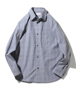 ▲B:MING by BEAMS / タータンチェック レギュラーカラー シャツ