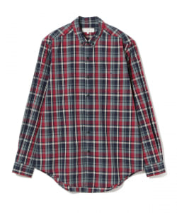 B:MING by BEAMS / リラックスフィット マドラスチェック ボタンダウンシャツ