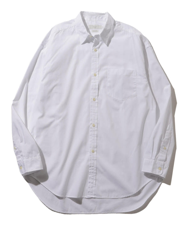 メンズビームスハウス梅田で買ったCiT Luxuryのホワイトシャツ。